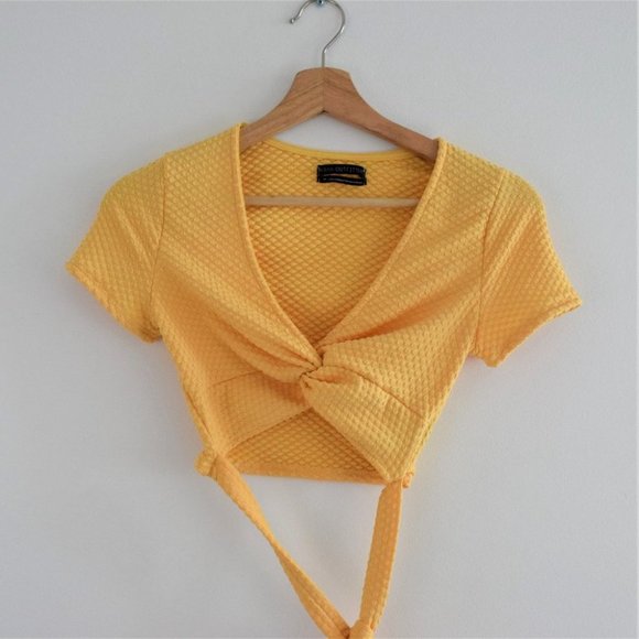 Urban Outfitters Tasha Twist-Front Cropped Wrap - Picture 3 of 5